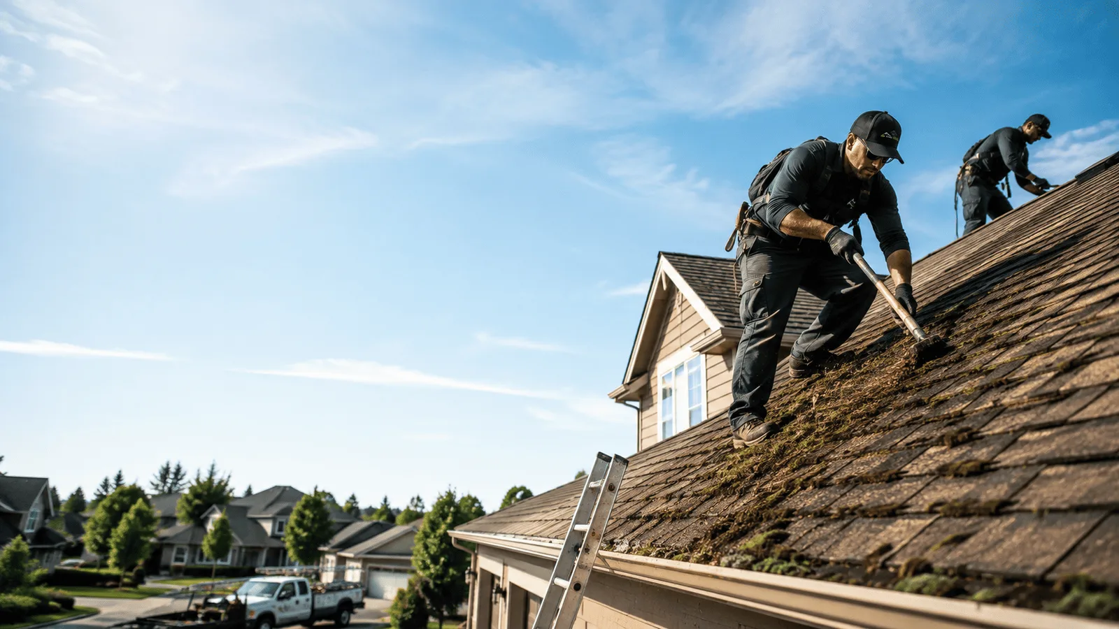 Roof Moss Removal in Canton, IL near me